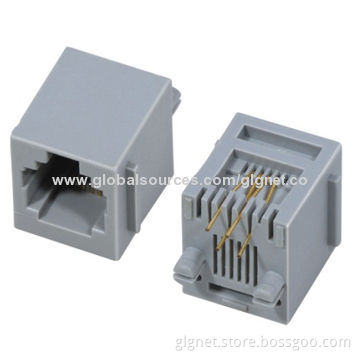 Phone jack 1*1 port, vertical type